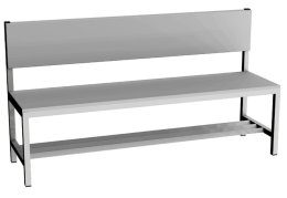 Öltözőpad LAV 15O - szélesség 1500 mm