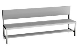 Öltözőpad LAV 20O - szélesség 2000 mm