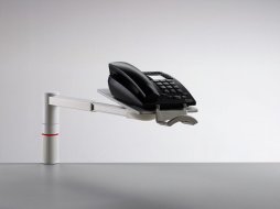 ScopeMaster forgatható telefon- vagy faxtartó - világosszürke