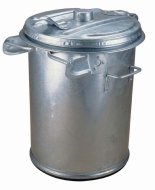 Tűzihorganyzott szemetes (3 modell)