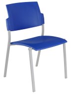 Szögletes műanyag konferenciaszék